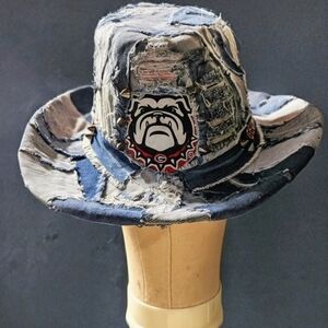 Stylish Distressed Denim Hat